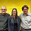 Das Bild zeigt Professor Mathias Wambsganß, Professorin Edeltraud Botzum und Professor Andreas Doleschel.